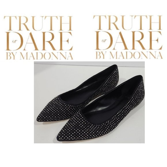 NEW ✅Truth or Dare by Madonna: Stunning Stud Flat Dress Shoe 8.5M ✨ BRAND NEW - Picture 7 of 16